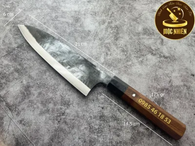 Dao Thái Siêu Sắc Rèn Thủ Công 100% Từ Thép Nhíp Ô tô - Thương Hiệu Dao Nhà Bếp Mộc Nhiên Phúc Sen Chính Hãng - Hàng Xuất Khẩu, Mã MN-DB09
