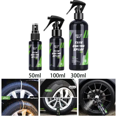 Chai Xịt Tire Coating Spray - Dung Dịch Bảo Dưỡng, Tẩy Rửa Và Phủ Bóng Phục Hồi Lốp Xe Ô Tô Chuyên Dụng