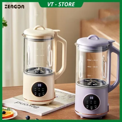 Zemon seed milk cooking machine 12 months warranty 6 cooking modes 10 blenders cleaning machine when cooking-seed milk maker