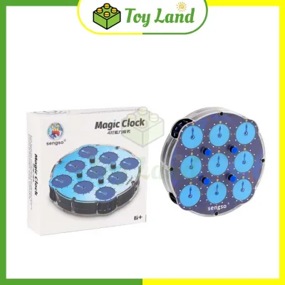Rubik Đồng Hồ SengSo Có Nam Châm Rubic Biến Thể Clock 3x3 4x4 5x5