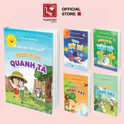 Sách - Bộ 10 Vạn Câu Hỏi Vì Sao? - Tủ sách Em yêu Khoa học - Trọn bộ 5 cuốn - NXB Hà Nội