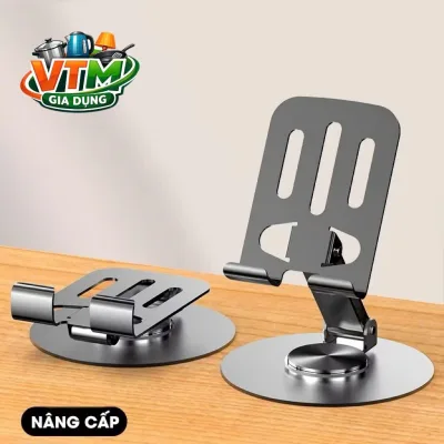 Giá đỡ Điện thoại Máy tính Bảng HỢP KIM Xoay 360 độ Gấp gọn