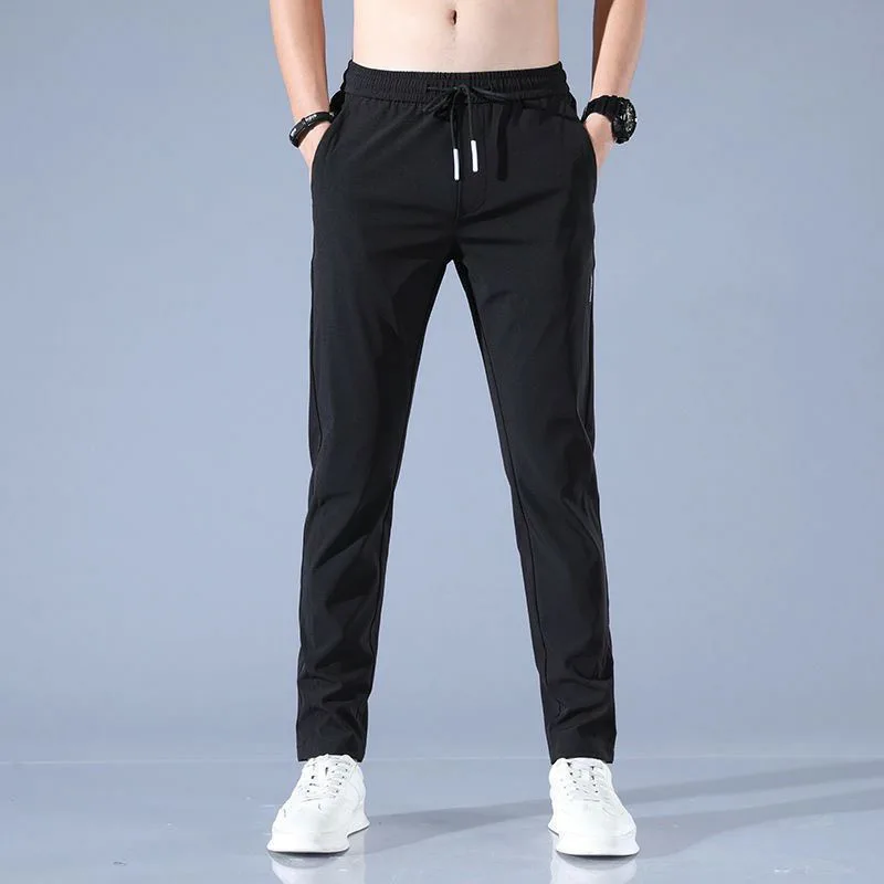 Quần dài thể thao nam thun PoLy 2 da có big size, mịn mát thoải mái vận động chống nóng, thời trang xuân hạ 2023