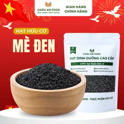 HẠT MÈ ĐEN (VỪNG ĐEN) SỐNG HỮU CƠ ĐÓNG GÓI HÚT CHÂN KHÔNG, DÙNG LÀM SỮA HẠT, NẤU CHÁO, ĂN KIÊNG