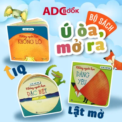 Sách cho bé - Ú òa, mở ra (3 cuốn) - Sách bìa cứng triển tư duy cho trẻ