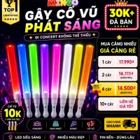 Gậy cổ vũ lightstick [IN LOGO] buổi hoà nhạc concert phát sáng nhiều màu gậy cổ động kèm pin -Mingo