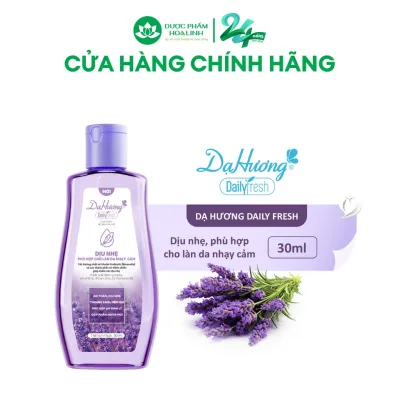 {Hàng tặng không bán} Dung dịch vệ sinh Dạ Hương Daily Fresh Dịu nhẹ - Phù hợp cho DA NHẠY CẢM 30ml