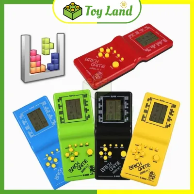 Máy Điện Tử Chơi Game Cầm Tay Thần Thánh Xếp Gạch Hình Trò Chơi Game 4 Nút Tuổi Thơ Đồ Chơi Trẻ Em Xe Tăng Đua Xe Rắn