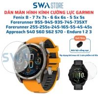 Cường lực dùng cho Garmin Fenix 8 7 6 5 Forerunner 955 945 165 255 245 55 45 Approach Enduro SWA