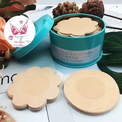 Hộp 60 Miếng Dán Ti, Đầu Ngực, Nhũ Hoa Giấy Dùng 1 Lần Hình Hoa (loại 1,video thật) 1051