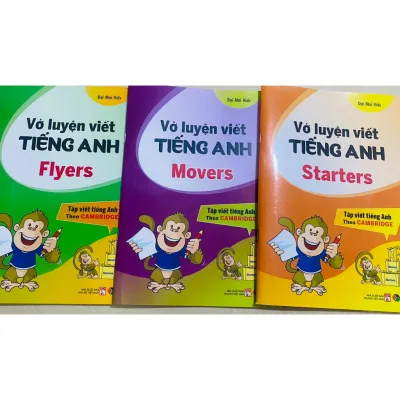 Sách - Vở Luyện Viết Tiếng Anh Starters, Flyers,Movers - Tập viết tiếng anh theo Cambridge
