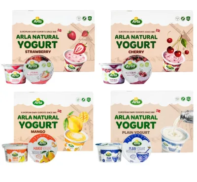Arla Danish Fruit Yogurt for Babies from 1 Year Old - Sweet Baby House