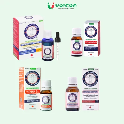 Trọn bộ Bioamicus Men 10 chủng & Vitamin D3k2/D3/DHA Cho Con Đủ Chất - Đủ Cân - Thông Minh Vượt Trội.