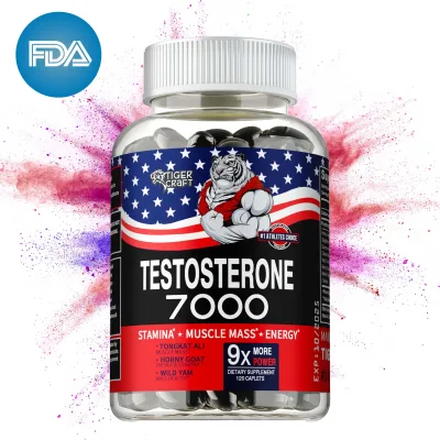 Thực phẩm bổ sung tăng cường Testosterone cho nam giới - Tăng cường Testosterone cho nam giới - Ashwagandha, Rhodiola, Tribulus, Vitamin D3, B6, B12 - Tập luyện, Xây dựng cơ bắp, Sức mạnh, Năng lượng, Hiệu suất, Thành phần cao cấp, Sản xuất tại Hoa Kỳ