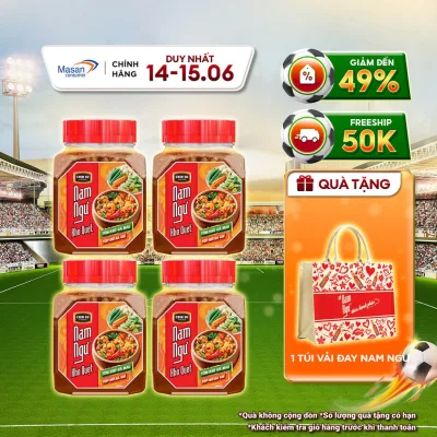 Combo Kho Quẹt Nam Ngư Tôm Khô Cà Mau Tóp Mỡ Ba Chỉ 200gr