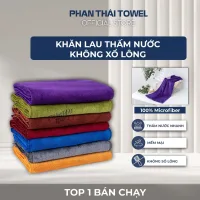 COMBO 5 Khăn MICROFIBER đa năng lau ô tô xe hơi, bếp ... bền chắc, mềm mại, thấm hút tốt, không đổ lông