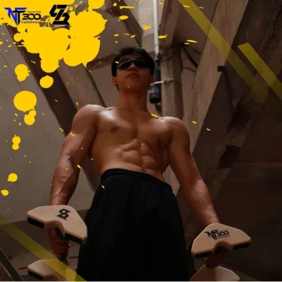 Parallettes Tập Hít Đất Gỗ Chống Trượt – Dụng Cụ Gym Tại Nhà Cho Người Mới Đến Nâng Cao