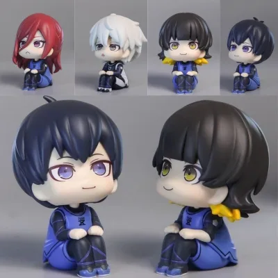 10cm BLUE LOCK Nhân Vật Hành Động Isagi Yoichi Bachira Meguru Anime Hình Q Phiên Bản Hình PVC Sưu Tập Mô Hình Đồ Chơi Trẻ Em Người Hâm Mộ Quà Tặng