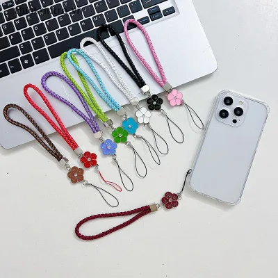 THI Cổ Tay Chống Mất Dây Da Dây Hoa Dây Điện Thoại Di Động Dây Điện Thoại Di Động Dây Điện Thoại Di Động Dây Buộc Móc Khóa VN
