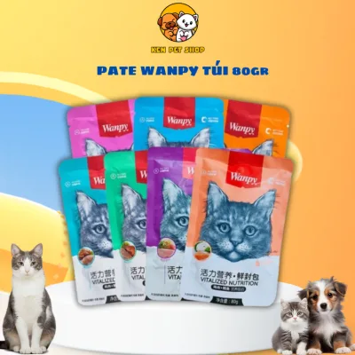 Thức Ăn Cho Mèo Pate WANPY 80g Nhiều Vị Thức Ăn Dinh Dưỡng Cho Mèo - Ken Pet Shop
