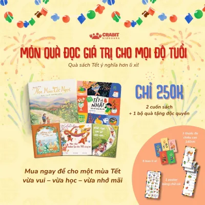 Sách thiếu nhi - Combo sách tết 2026 - Crabit Kidbooks