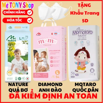 Bỉm Dán,Bỉm Quần,Tã Bỉm MomoTARO/Momo DIAMOND/Momo NATURE CHÍNH HÃNG Đủ Size (Giá 1 Bịch)