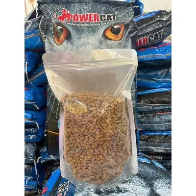 Thức ăn hạt cho mèo POWERCAT túi ZIP 1Kg-Thức ăn hoàn chỉnh cho Mèo - Petshop225