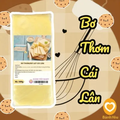 Bơ lạt, Bơ thơm Margarine Cái Lân làm Kẹo Nougat, Bánh các loại (200G/1KG) (PLTC)