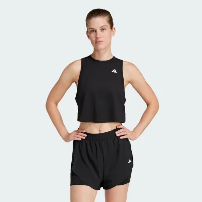 adidas Gym & Training Áo Tank Top Tập Luyện Dáng Boxy Train Essentials Nữ Đen JF1025