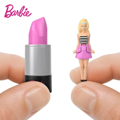 2024 Barbie Búp bê thu nhỏ Barbieland Son môi Bí ẩn Bất ngờ Búp bê hộp bí ẩn cho cô gái Đồ chơi trẻ em Quà tặng Giáng sinh