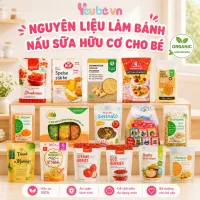 Bột Ăn Dặm Nguyên Liệu Làm Bánh Hữu Cơ Các Loại Cho Bé Ăn Dặm Bột Mì, Bột Bắp, Bột Tỏi, Gelatine, Bột Nở YEUBEVN