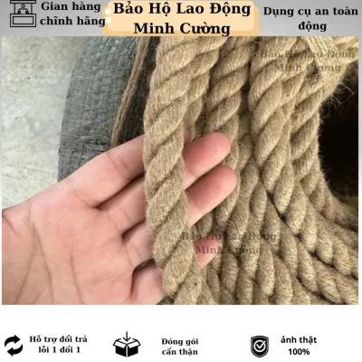Dây thừng trang trí làm từ sợi gai có nhiều size BẤM SỐ LƯỢNG = SỐ MÉT DÀI(1m)