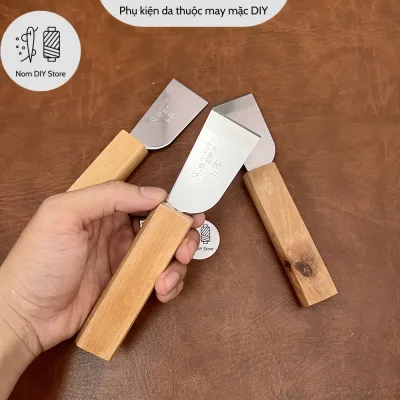 Dao Cắt Da Bò Thủ Công Hidetsu Cán Gỗ – Dao Lạng Da, Dao Tỉa Da Handmade Cho Nghề Da Thủ Công DIY