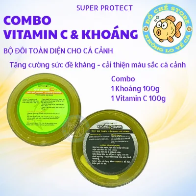 Combo VitaminC khoáng dành cho cá cảnh hộp 100g