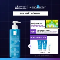 Gel rửa mặt sạch sâu giảm mụn cho da dầu mụn nhạy cảm La Roche-Posay Effaclar Foaming Gel 400ml