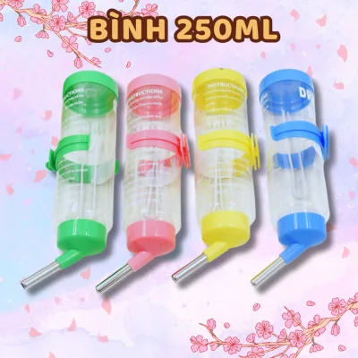 Bình nước cho Hamster Chuột Lang (Bọ Ú) Thỏ Cảnh Nhím Sóc, bình bi uống nước cao cấp