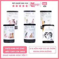 Pate cho mèo KING’s PET - pate cho chó King Pet 380g - Pate cho chó mèo lon 380g