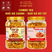 1KG Khô Gà Lá Chanh, Khô Gà Bơ Tỏi Cô Diệp Food Thơm Ngon (Đầy Đủ Hồ Sơ Công Bố & Kiểm Nghiệm Sản Phẩm)