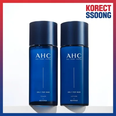 AHC Only For Man Reverse Toner & Lotion 150ml Chăm sóc da nam Chống lão hóa Chăm sóc lỗ chân lông K-Beauty