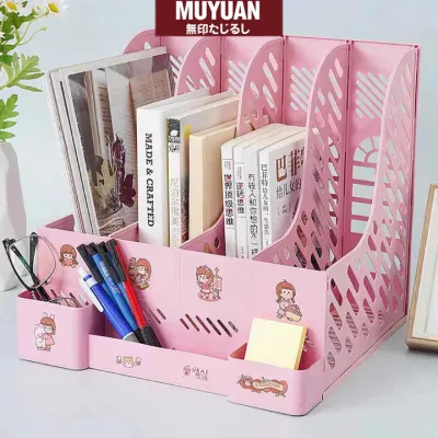 Kệ Nhựa 4 Tầng Để Bàn – Giá Đựng Sách, Tài Liệu Văn Phòng
