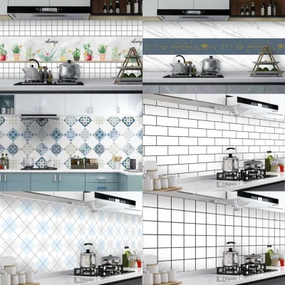 Decal dán bếp giả đá 3met x60cm chống dầu mỡ, trắng nhôm, cách nhiêt, chống nước dễ vệ sinh 3met x60cm