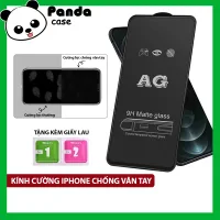 Kính cường lực iphone chống vân tay, mồ hôi AG full màn cho IP 7P/8P/X/XS/XR/11/12/13/14/15/16/17/Pro/Max