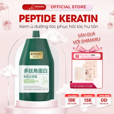 Kem Phục Hồi Tóc PEPTIDE KERATIN 250g - Kem SXCS PEPTIDE KERATIN Chăm Sóc Tóc Hư Tổn, Cấp Ẩm, Ngăn Rụng, Dưỡng Tóc