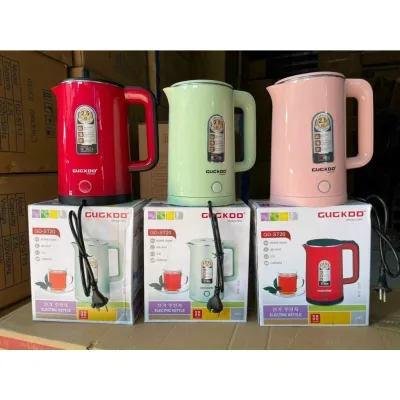 [HỎA TỐC ]Ấm siêu tốc đun nước Cuckoo công suất cao 1500W tự ngắt điện khi sôi, 2 lớp cách nhiệt dung tích 2.5L, bảo hành 1 tháng