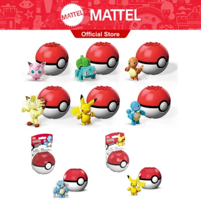 MEGA Pokémon Poké Ball xây dựng bộ đồ chơi với hình ảnh hành động cho trẻ em - đa dạng