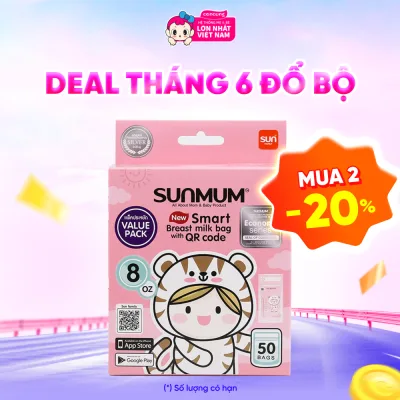 Túi trữ sữa Sunmum 250ml (50túi/hộp)