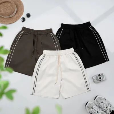 Quần Short Gió Thể Thao Nam Nữ Unisex Chất Gió Nhẹ Mềm Mịn Trên Gối
