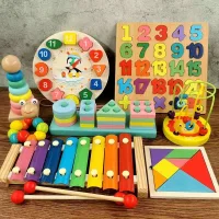 Đồ chơi gỗ thông minh Montessori cho bé, đồ chơi mầm non giúp bé phát triển trí tuệ và cảm thụ âm nhạc-đồ chơi giáo dục cho bé