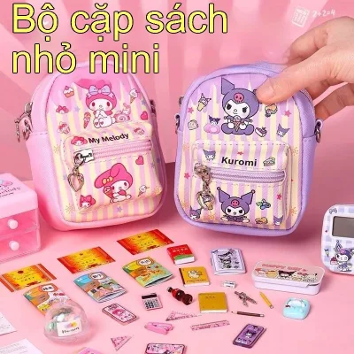 đồ dùng học tập mini cute sanrio Trẻ em đeo chéo ví bé gái Melitti Kulomi quà sinh nhật cho bé gái