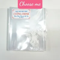 Combo 1 xấp/ 50 tờ Bao tập - Bao vở học sinh trong suốt hình Nai - Bao sách học sinh dày đặc biệt